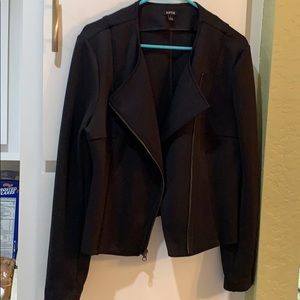 Apt 9 zip front dressy jacket, L